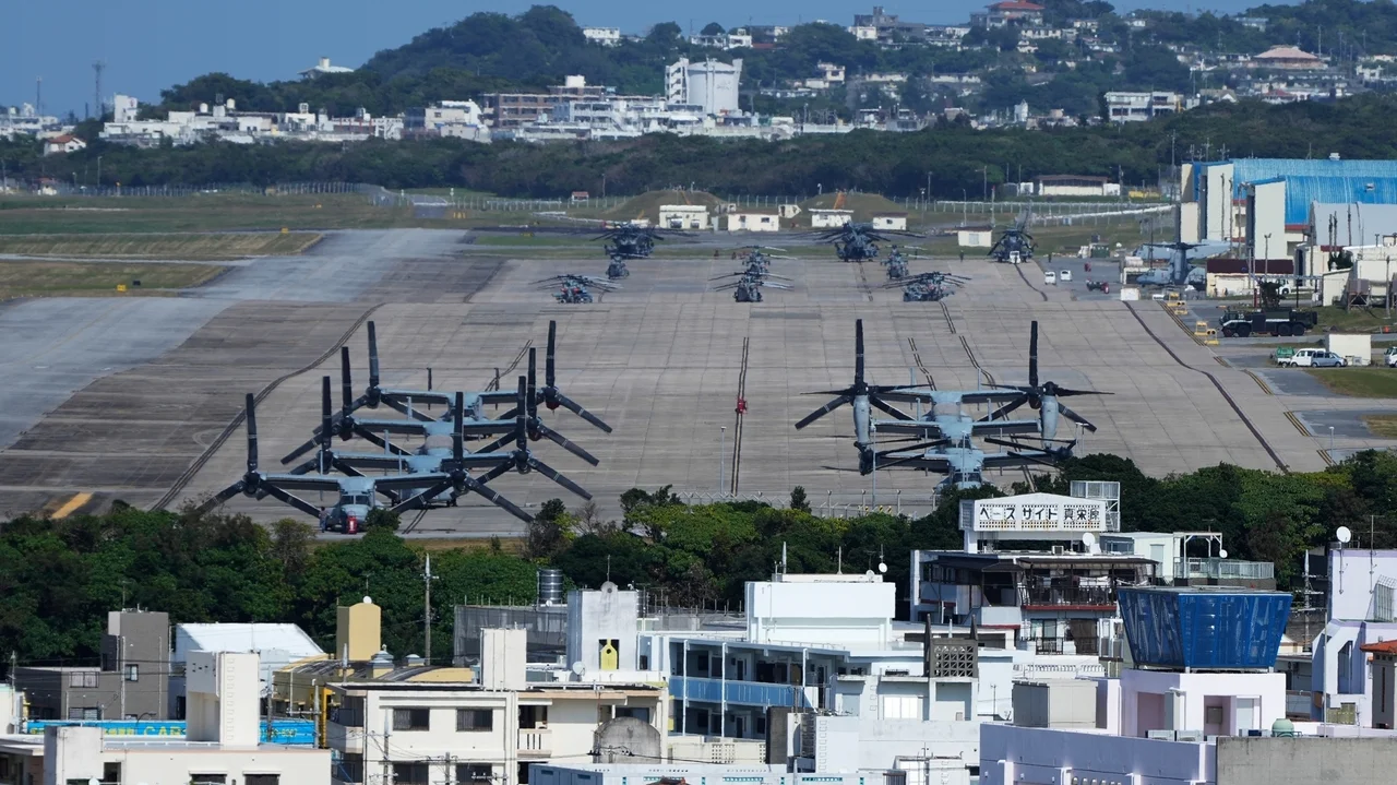US military restricts troops from leaving the base in Okinawa after Marine is arrested in a killing