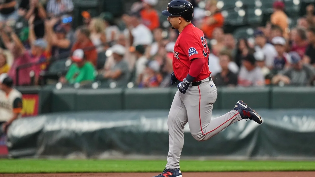 Red Sox beat the Orioles 1-0 on Gasper's 1st-inning homer; benches clear in the eighth