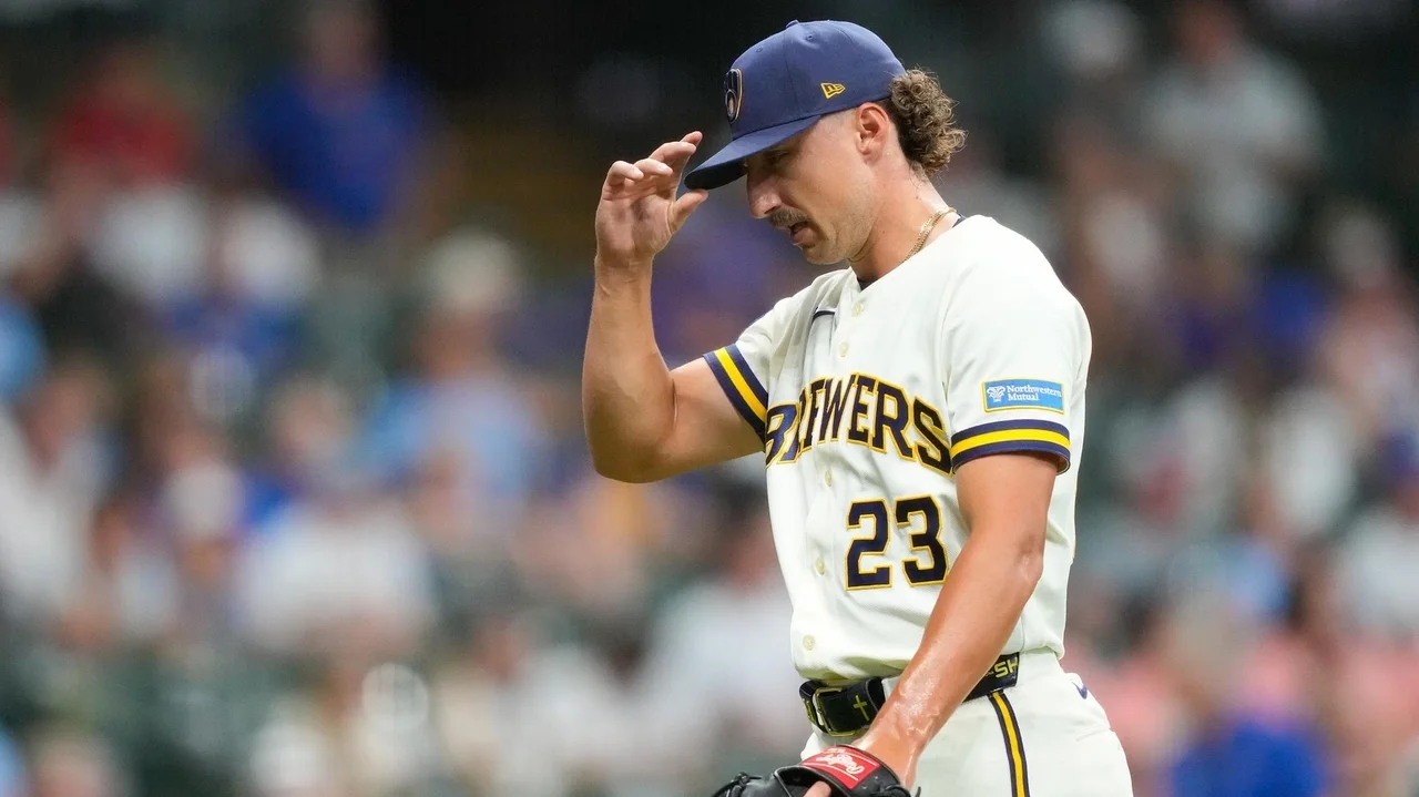 Brewers send Brandon Sproat to minors after his ninth-inning struggles in win over Cubs