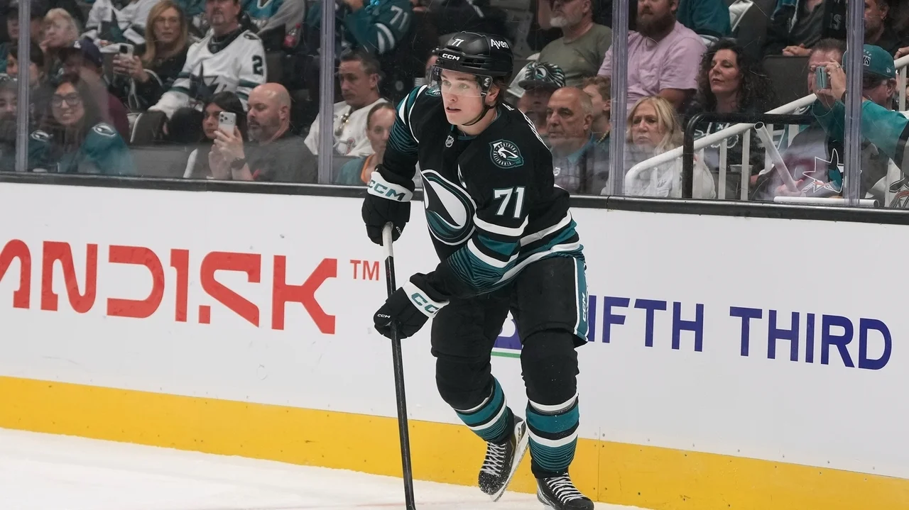 Sharks scratch captain Macklin Celebrini because of a lower-body injury