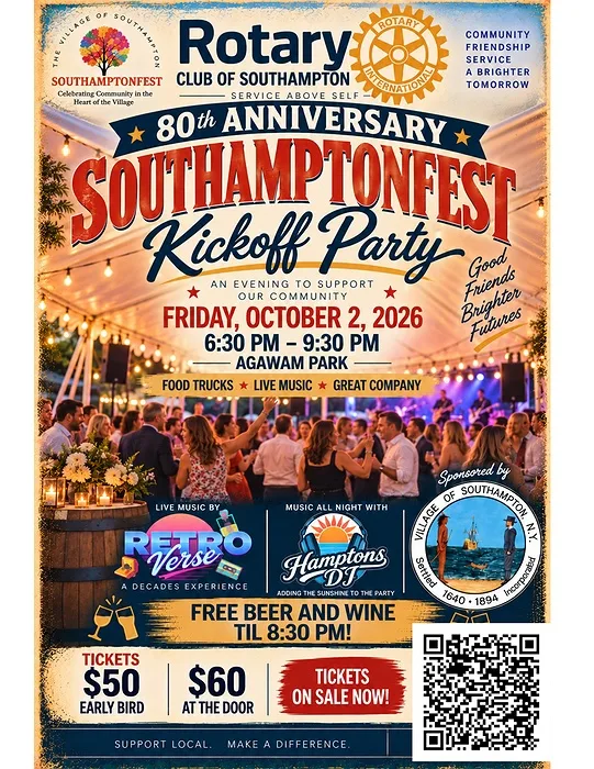 Southampton Rotary Southamptonfest Kickoff Party
