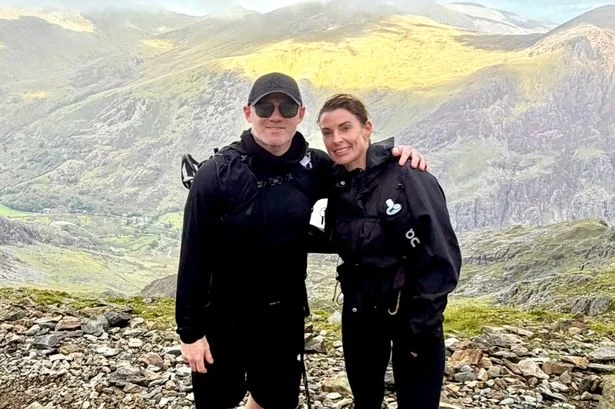 Wayne and Coleen Rooney hike up Yr Wydda on 'very rare free weekend'
