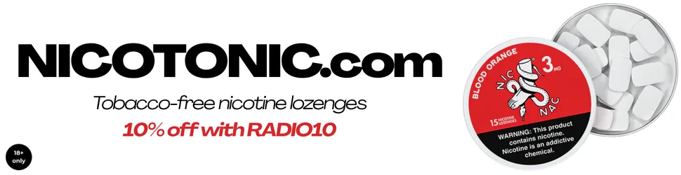 Nicotonic 10% Off Banner