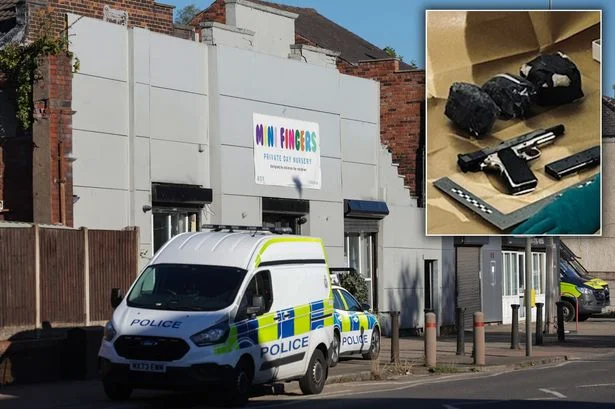 Man charged after gun and ammunition found in Salford nursery