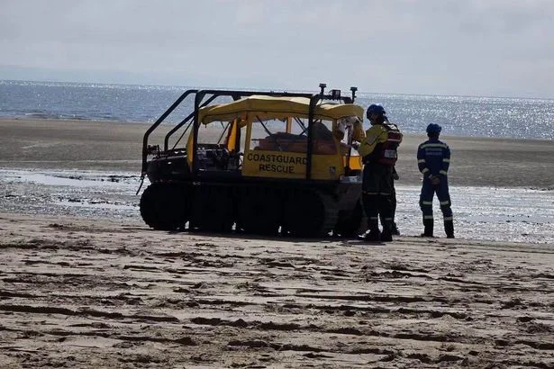 Woman stuck in the mud at Crosby Beach for 30 minutes
