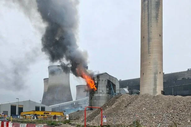 Fiddlers Ferry fire LIVE as smoke and flames seen for miles