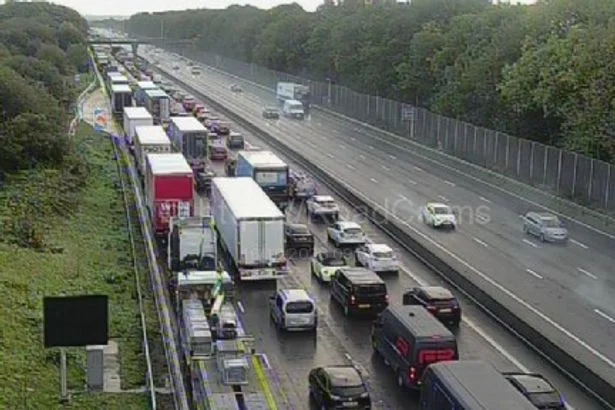M62 crash LIVE as traffic held and four lanes closed