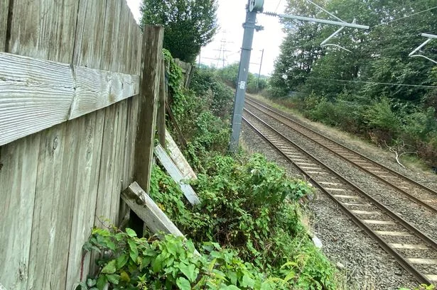 Rainhill dad not happy over what Network Rail said about their shared fence