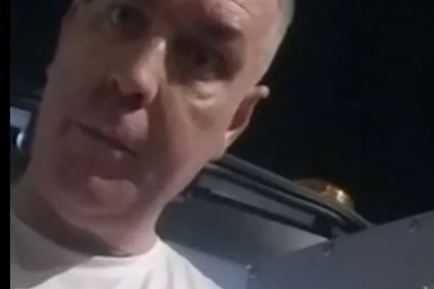 Startled thug in disbelief during arrest for murder of man kidnapped and burnt alive