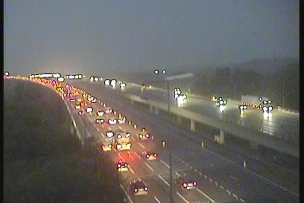M6 Newton Le Willows crash live updates as two lanes shut and miles of queues build