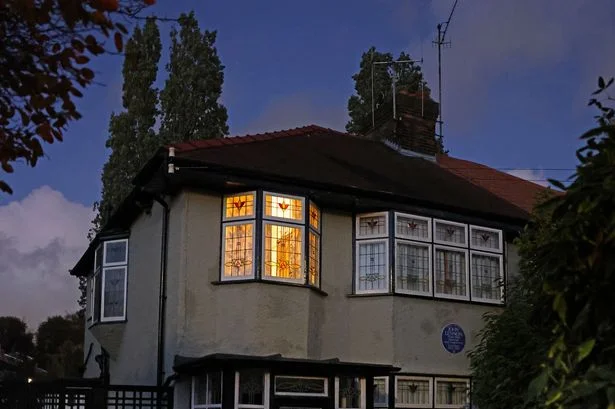 Touching reason bedroom light kept on at John Lennon's childhood home this evening