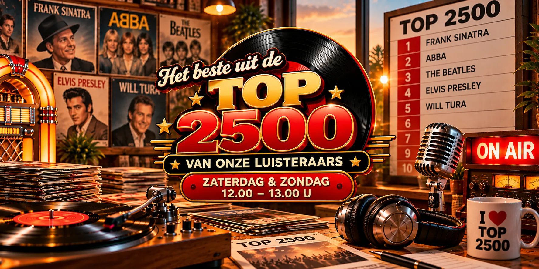 Het beste uit de TOP 2500 van onze luisteraars