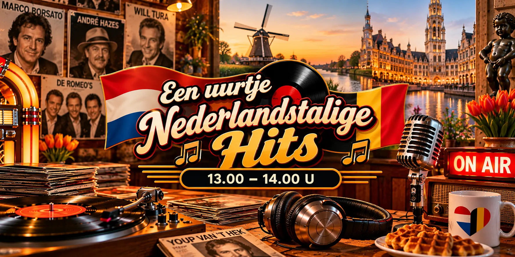 Een uurtje Nederlandstalige muziek